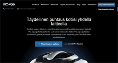 Desktop Screenshot of pro-aqua.fi