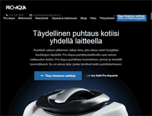 Tablet Screenshot of pro-aqua.fi