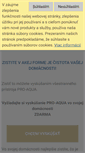 Mobile Screenshot of pro-aqua.sk
